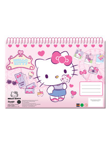 Hello Kitty A/4 spirál vázlatfüzet 30 lapos (travel)