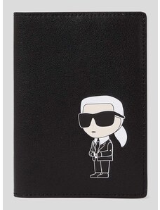 Karl Lagerfeld bőr kártya tok fekete