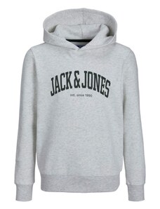 Jack & Jones Junior Tréning póló 'JOSH' szürke melír / fekete