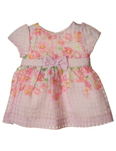 Mayoral rózsaszín, virágos bébi lány ruha – 68 cm