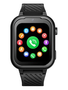 Smart Watch D39 GPS 4G SIM kártyás videohívásos okosóra fiataloknak - fekete