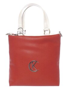 KAREN női táska piros-fehér színű
