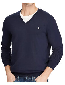 Férfi kék Ralph Lauren pulóver