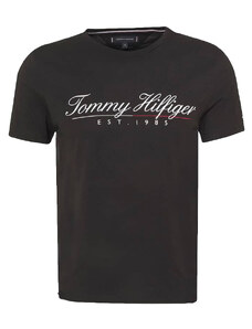 Férfi fekete Tommy Hilfiger póló