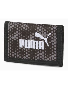 Puma Phase AOP Wallet pénztárca, fekete-szürke pöttyös