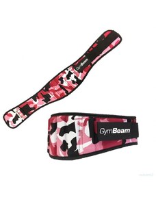GymBeam Pink Camo női fitnesz öv