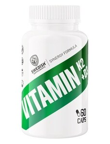 Swedish Supplements Vitamin K2 + D3 - 60 kapsz.
