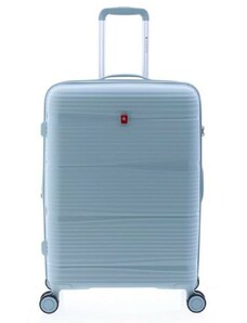 Gladiator BIONIC 4-kerekes keményfedeles bővíthető bőrönd 65x46x25/31cm, kék