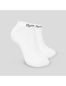 GymBeam Clothing GymBeam Ankle Socks 3Pack White zokni - fehér