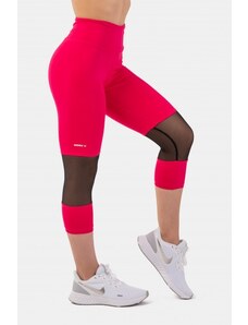 NEBBIA magas derékú ¾ hosszúságú sportos leggings 406 - Rózsaszín