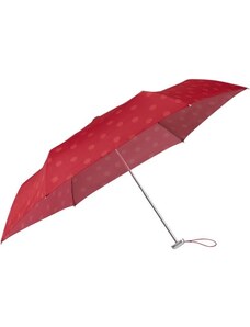 Samsonite ALU DROP S manuális esernyő, piros pöttyös