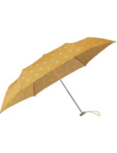 Samsonite ALU DROP S manuális esernyő, sárga pöttyös