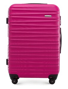 ABS bordázott Közepes bőrönd Wittchen, rózsaszín, ABS