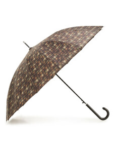 Nagy átmérőjű, félautomata esernyő Wittchen, barna fekete,