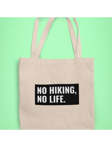 No Hiking No Life Shopping Bag