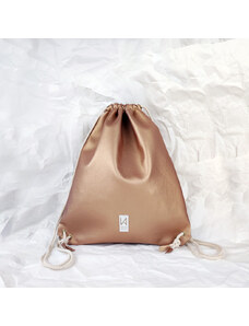Kállai Design Zsuzsi rosegold hátizsák gymbag közepes méretű
