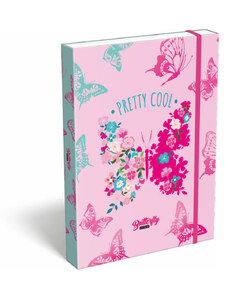 LIZZY CARD Lollipop Cute Butterfly füzetbox A/4, lepkés