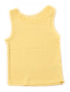 Lány trikó, sárga, csipkés nyakú,1,5-2 éves méret, Nutmeg