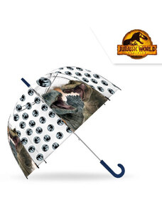 KORREKT WEB Jurassic World gyerek átlátszó félautomata esernyő Ø70 cm