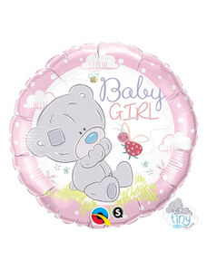 KORREKT WEB Baby Girl Teddy fólia lufi 46 cm