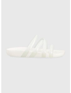 Crocs papucs Splash Glossy Strappy Sandal fehér, női, 208537