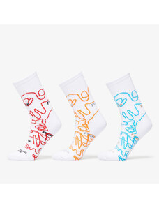 Férfi zoknik Footshop The Bubble Socks 3-Pack Multicolor