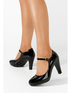 Zapatos Donatella fekete magassarkú cipő