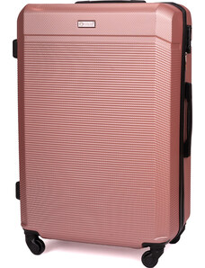 BASIC SOLIER rózsaszín kagylóbőrönd, mérete L S16 ( STL945 PINK L 26')