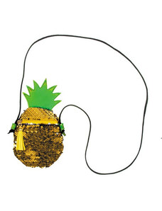 Válltáska Starpak 13,5x11,5 cm flitteres ananász