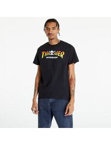 Férfi póló Thrasher x AWS Spectrum T-shirt Black