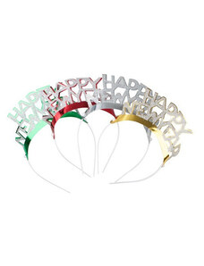 Happy New Year tiara 4db/csomag