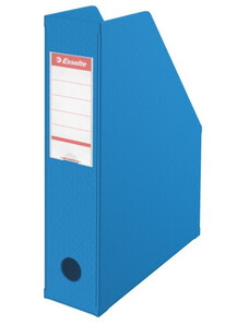 Iratpapucs karton összehajtható Esselte A/4 8 cm gerinccel kék 56005