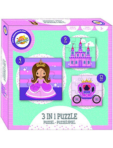 Hercegnők Hercegnő puzzle 3 az 1-ben