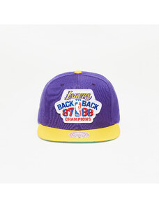 Sapka Mitchell & Ness NBA Lakers B2B Snapback Hwc Los Angeles Lakers Purple/ Yellow
