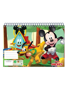 Disney Mickey A/4 spirál vázlatfüzet 30 lapos (fun)