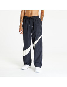Férfi susogós nadrágok Nike Swoosh Men's Woven Pants Black/ Coconut Milk/ Black