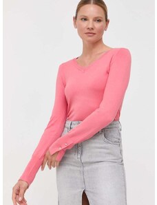 Guess pulóver GENA könnyű, női, rózsaszín, W2YR31 Z2V62