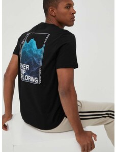 The North Face t-shirt fekete, férfi, nyomott mintás