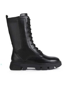 Geox magasszárú cipő D VILDE H fekete, női, lapos talpú, D26UAH 085KB C9999