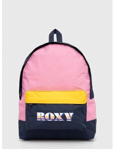 Roxy hátizsák sötétkék, női, nagy, mintás