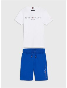 Set of boys' T-shirt and shorts in white and blue Tommy Hilfiger - Boys