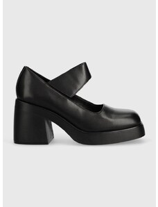 Vagabond Shoemakers bőr flip-flop BROOKE fekete, magassarkú, 5344.201.20