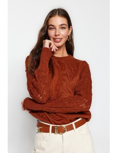 Trendyol Cinnamon alap kötöttáru pulóver