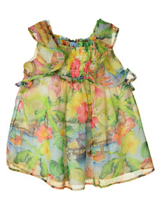 Mayoral színes trópusi mintás lány ruha – 68 cm