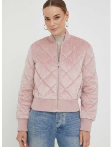 Guess bomber dzseki női, rózsaszín, téli