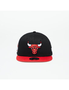 Sapka New Era Chicago Bulls Team Side Patch 9Fifty Snapback Cap Black/ Front Door Red