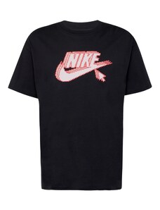 Nike Sportswear Póló 'Futura' rózsaszín / fekete / fehér