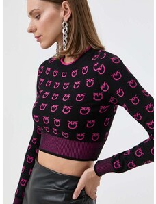 Pinko pulóver könnyű, női, fekete