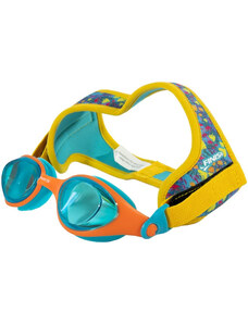 úszószemüveg finis dragonflys goggles kék/narancssárga