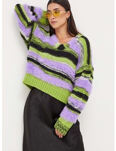 Pinko gyapjúkeverék pulóver meleg, női, 101791.A15K